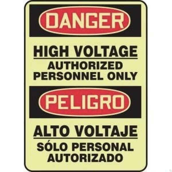 Accuform Plastic, 4 in x 12 in, Mounting Holes FRMRST534VP - main